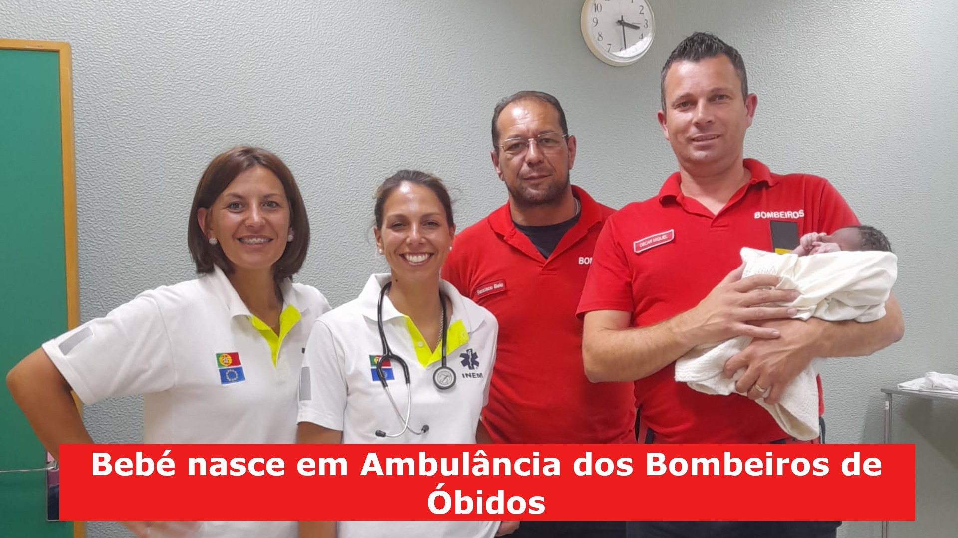 Bebé nasce em Ambulância