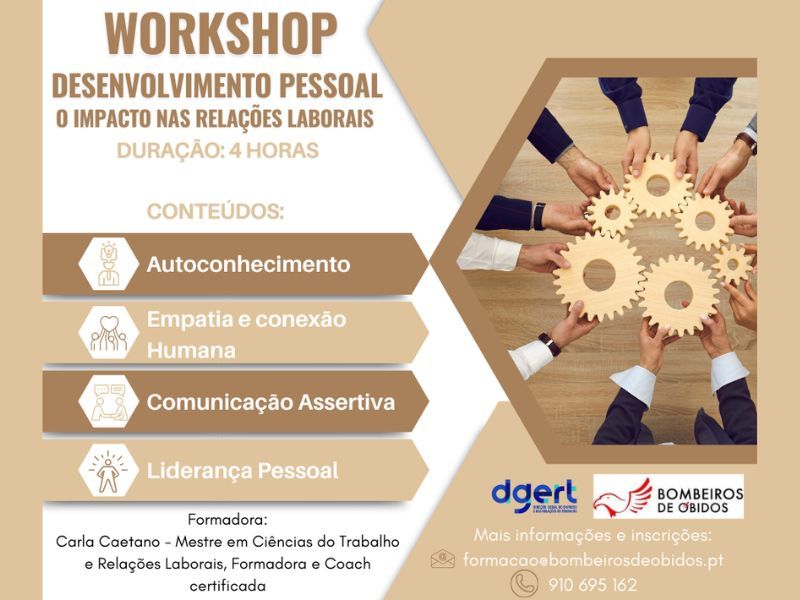 Workshop Desenvolvimento Pessoal - O Impacto nas Relações Laborais